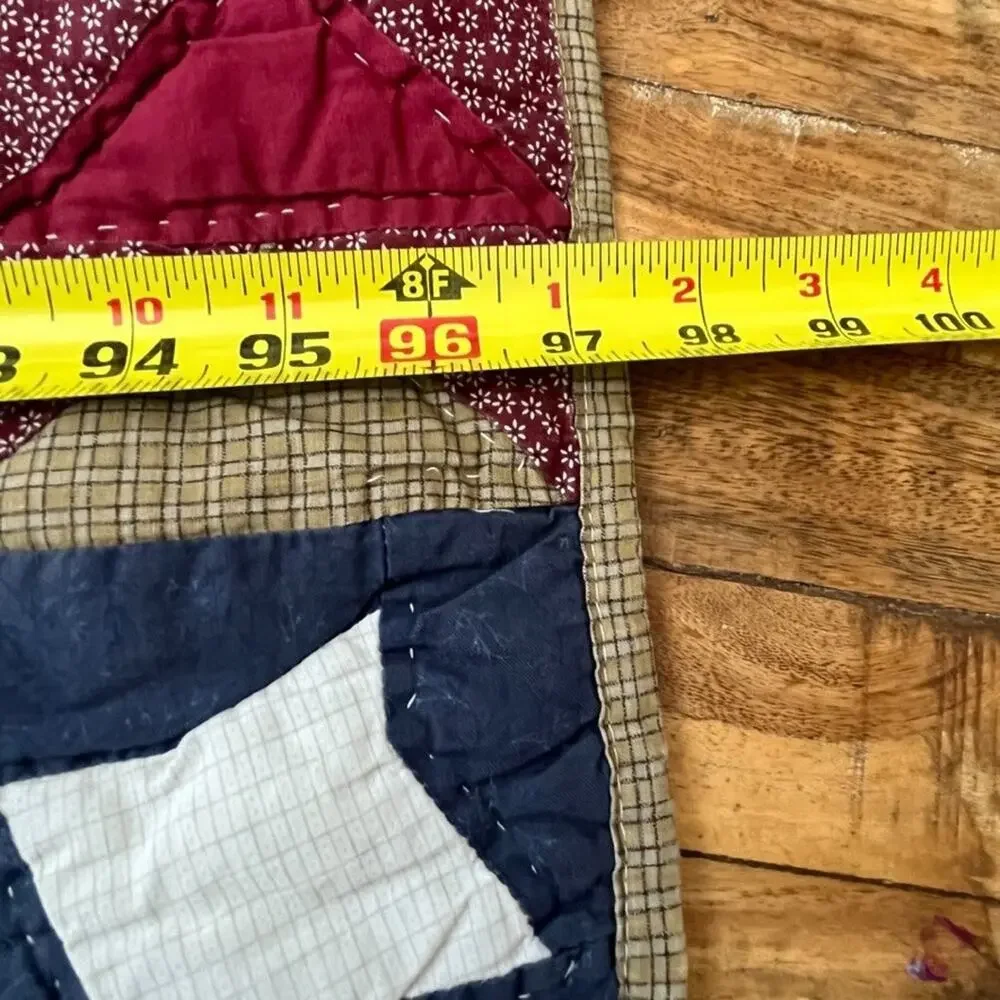 Vintage JCPenney's Home Collection Quilt Freedom Flag Patriotic 84